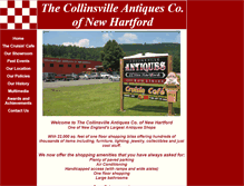 Tablet Screenshot of collinsvilleantiques.com